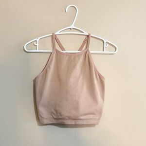 Forever 21 Nude Halter Style Adjustable Straps Contour Sport Bra